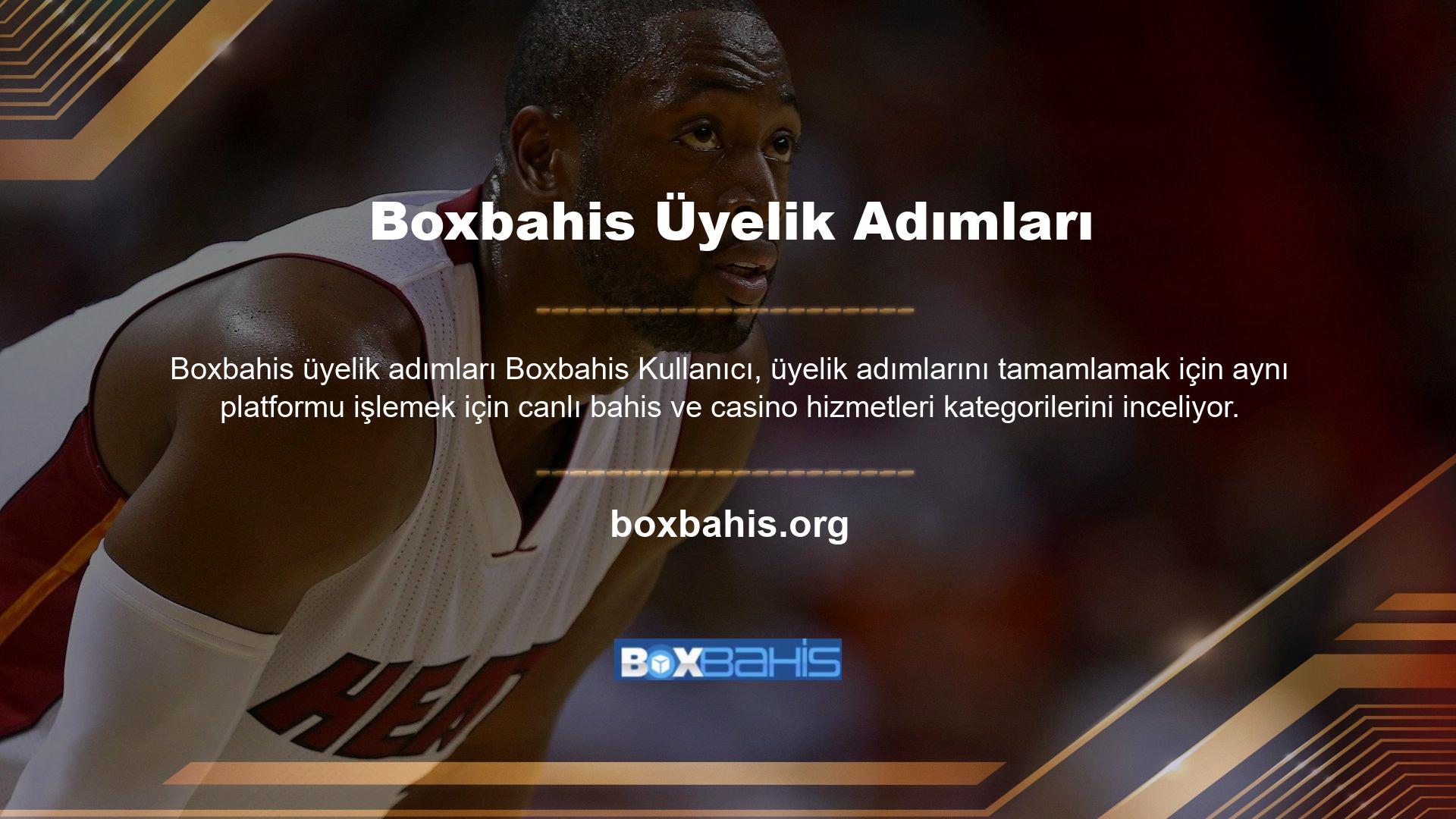 Boxbahis bir üye olduktan ve yatırım sürecini tamamladıktan sonra, tüm hizmetler günün herhangi bir saatinde kesintisiz olarak kullanılabilir
